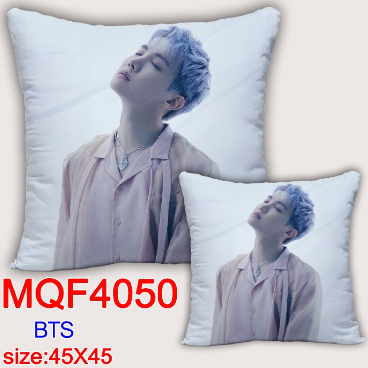 BTS Anime square full-color pillow cushion 45X45CM NO FILLING MQF-4050