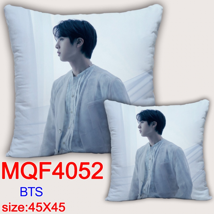 BTS Anime square full-color pillow cushion 45X45CM NO FILLING MQF-4052