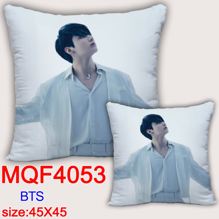 BTS Anime square full-color pillow cushion 45X45CM NO FILLING MQF-4053