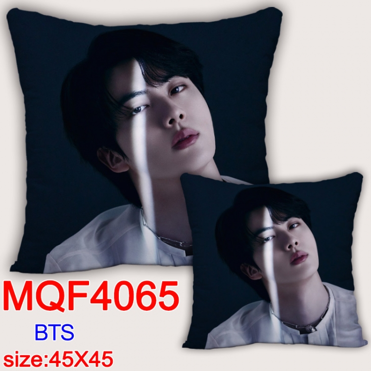 BTS Anime square full-color pillow cushion 45X45CM NO FILLING MQF-4065