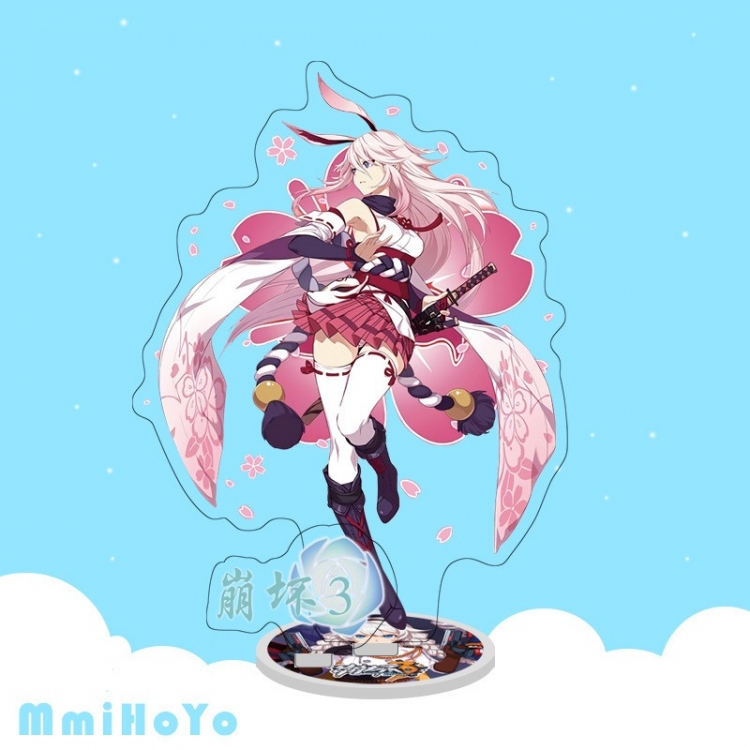 The End of School Anime characters acrylic Standing Plates Keychain 16cm