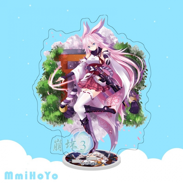 The End of School Anime characters acrylic Standing Plates Keychain 16cm