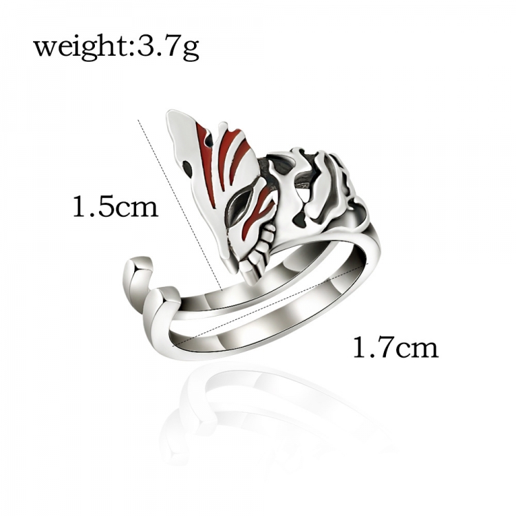 Bleach Animation peripheral decoration metal ring COS ring OPP packaging price for 5 pcs
