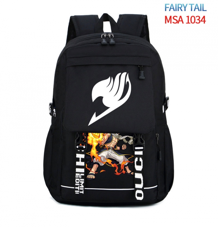 Fairy tail Animation trend large capacity travel bag backpack 31X46X14cm MSA-1034