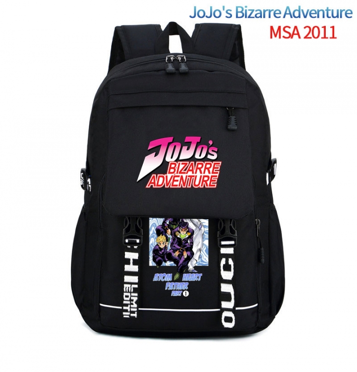 JoJos Bizarre Adventure Animation trend large capacity travel bag backpack 31X46X14cm  MSA-2011
