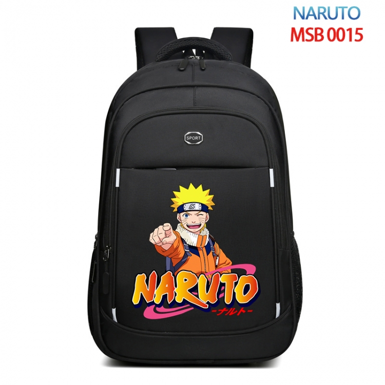 Naruto Anime fashion Oxford noodle backpack backpack travel bag 35x21x55cm MSB-0015
