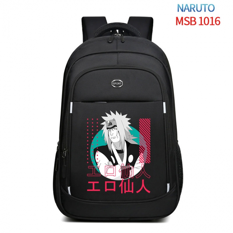 Naruto Anime fashion Oxford noodle backpack backpack travel bag 35x21x55cm MSB-1016