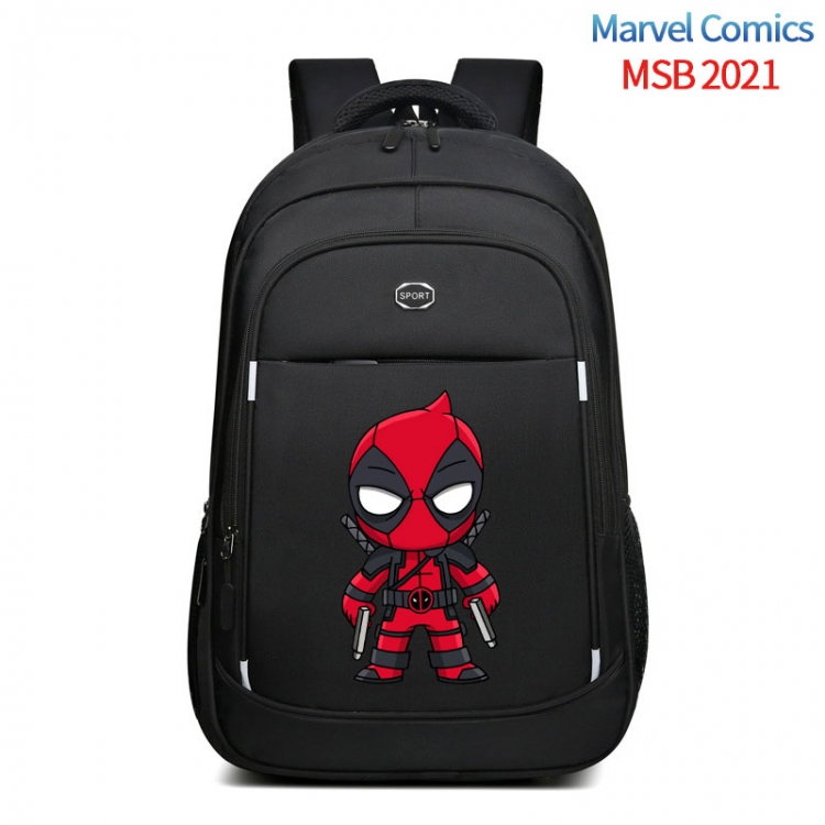 Deadpool Anime fashion Oxford noodle backpack backpack travel bag 35x21x55cm MSB-2022