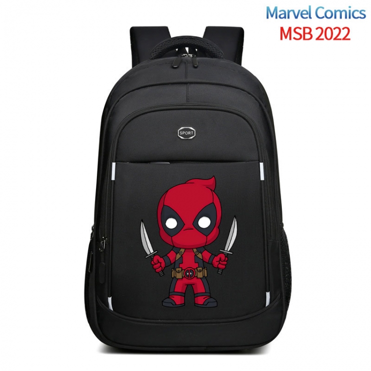 Deadpool Anime fashion Oxford noodle backpack backpack travel bag 35x21x55cm MSB-2023