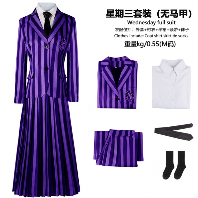 TheAddamsFamily Halloween Wednesday Dress Print Dress Cosplay Dress  from S to 3XL price for 2 pcs