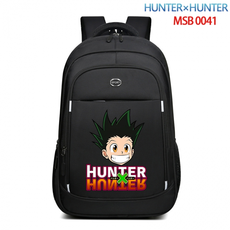 HunterXHunter Anime fashion Oxford noodle backpack backpack travel bag 35x21x55cm