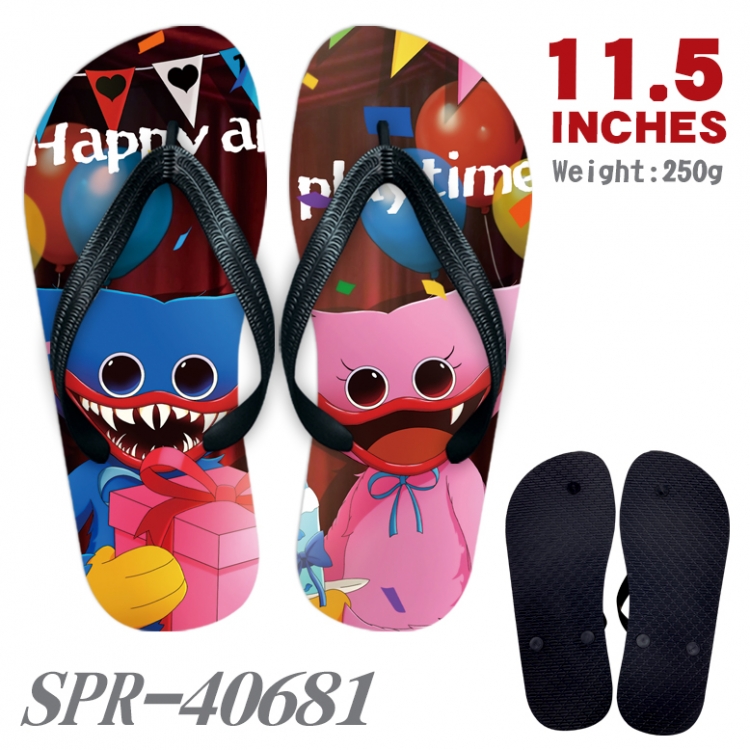 Poppy Playtime Thickened rubber flip-flops slipper average size  SPR-40681