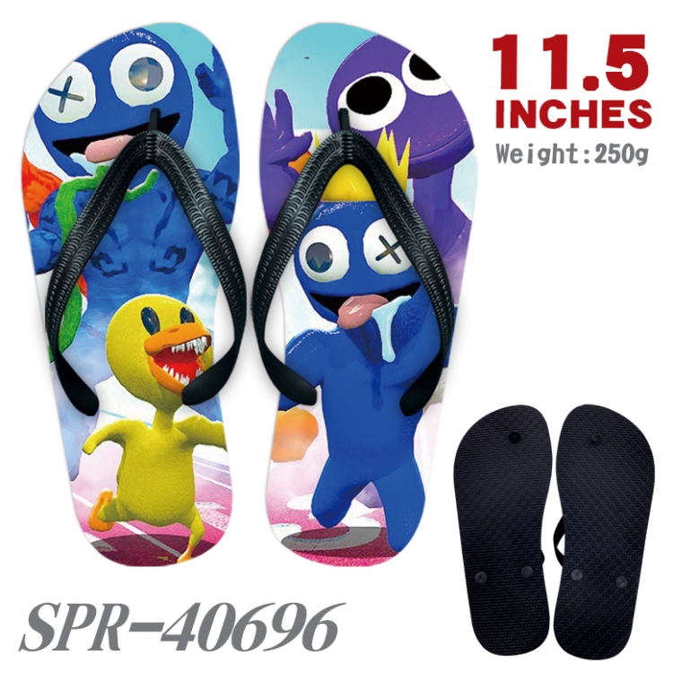 Rainbow friend Thickened rubber flip-flops slipper average size  SPR-40696