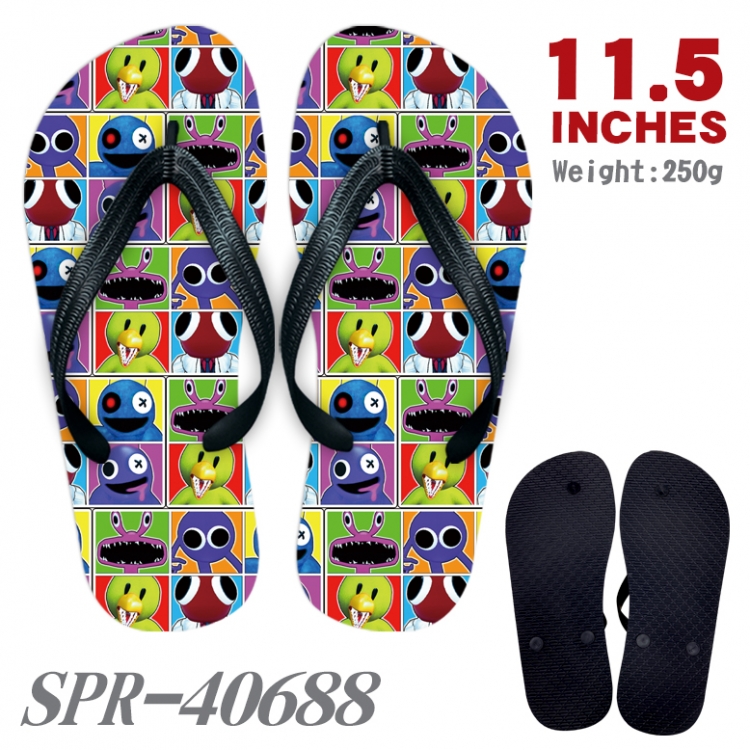 Rainbow friend Thickened rubber flip-flops slipper average size SPR-40688