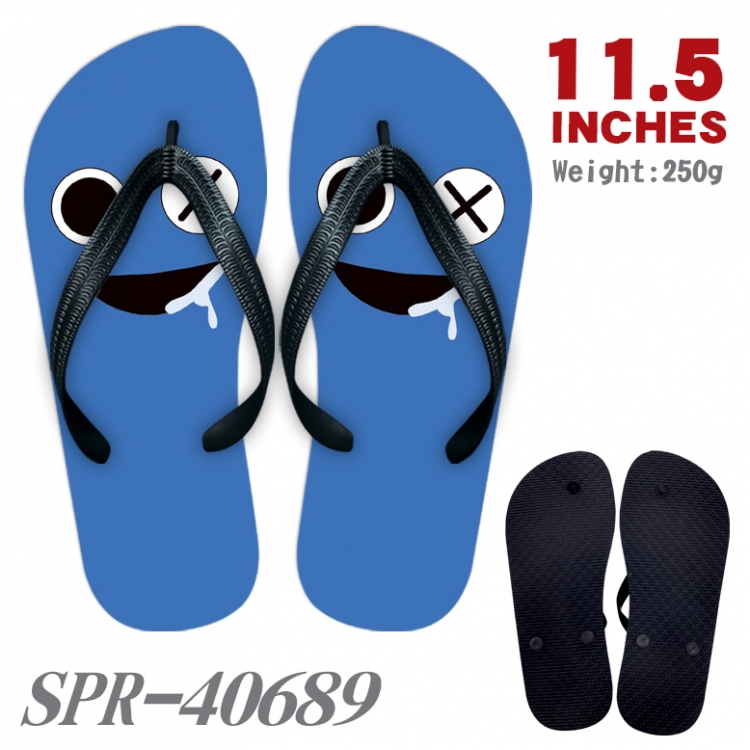 Rainbow friend Thickened rubber flip-flops slipper average size  SPR-40689