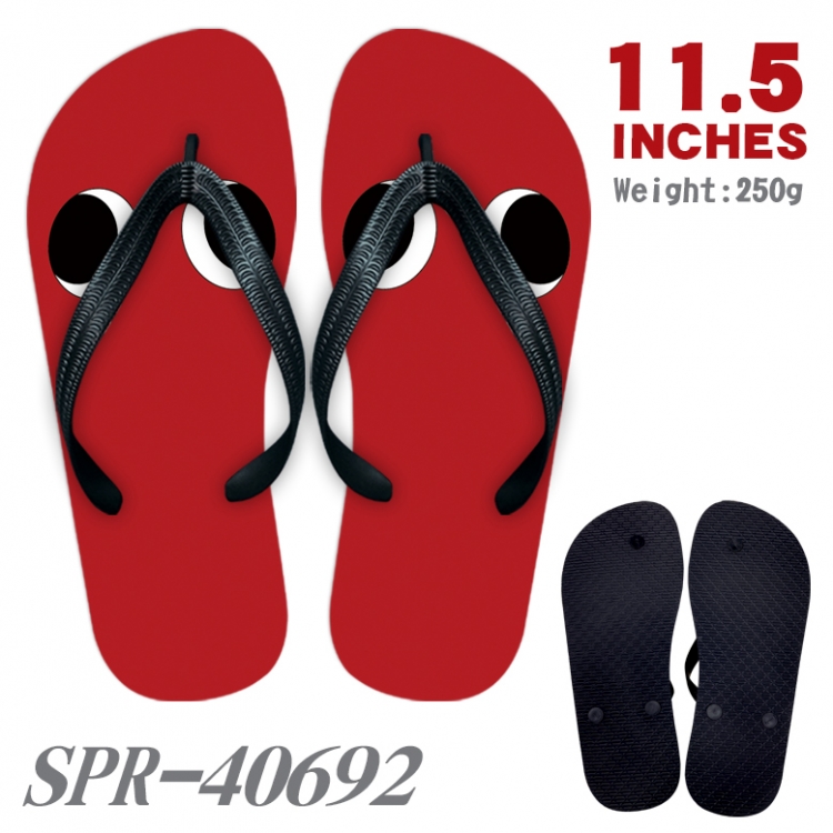 Rainbow friend Thickened rubber flip-flops slipper average size  SPR-40692