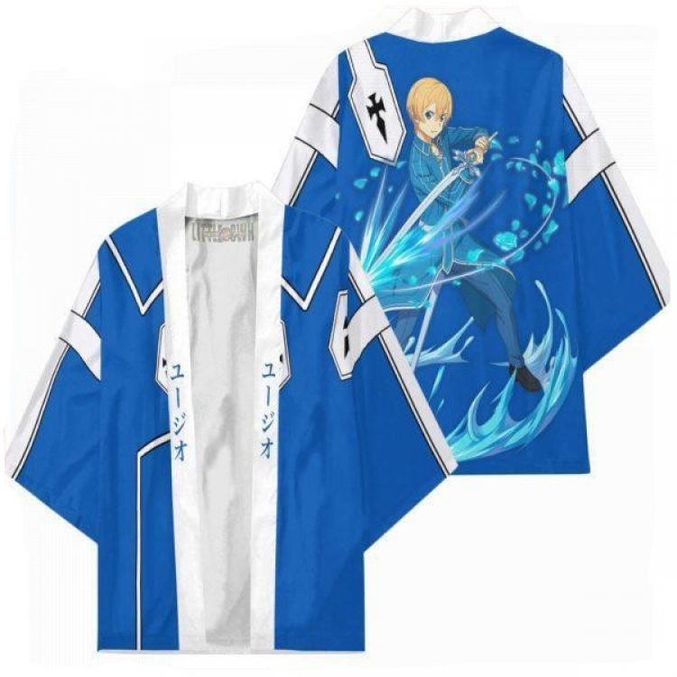 Sword Art Online Full color COS kimono cloak jacket from 2XS to 4XL  three days in advance