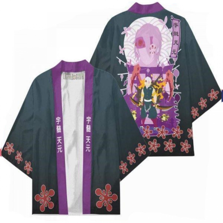 Demon Slayer Kimets Full color COS kimono cloak jacket from 2XS to 4XL  three days in advance