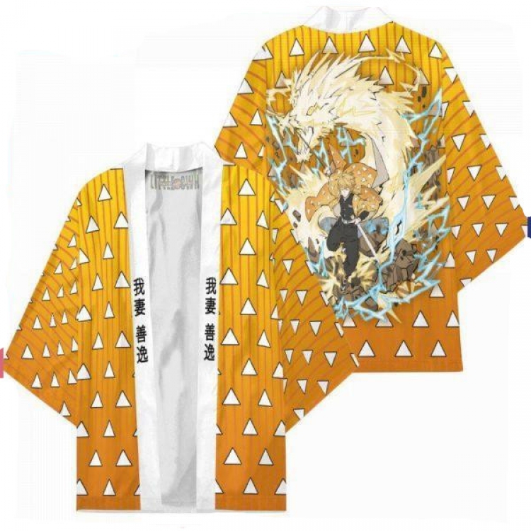 Demon Slayer Kimets Full color COS kimono cloak jacket from 2XS to 4XL  three days in advance