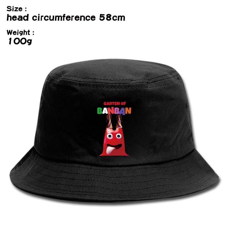 Garten of Banban  Anime canvas fisherman hat sun hat 58cm