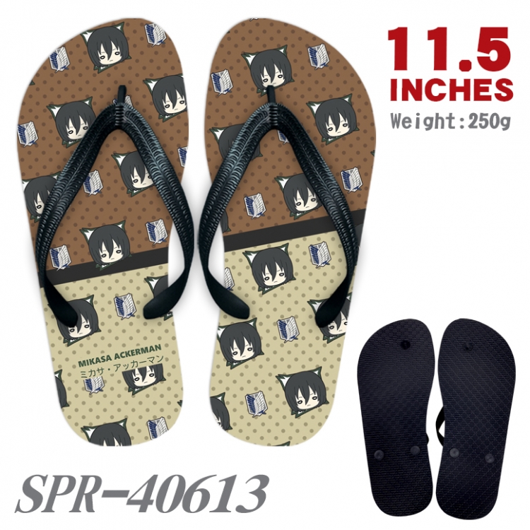 Shingeki no Kyojin Thickened rubber flip-flops slipper average size  SPR-40613