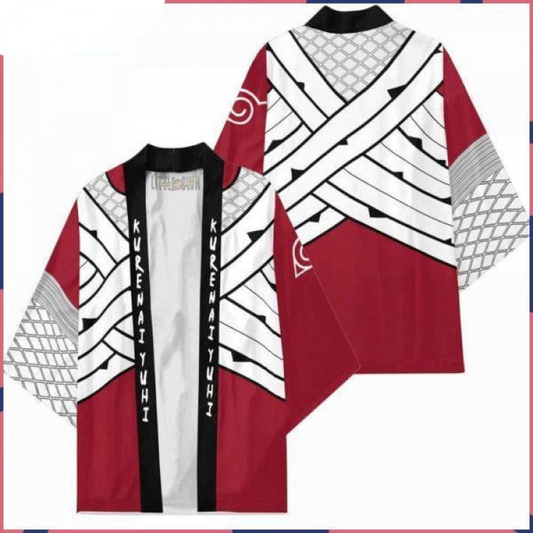 Naruto Full color COS kimono cloak jacket from 2XS to 4XL  three days in advance