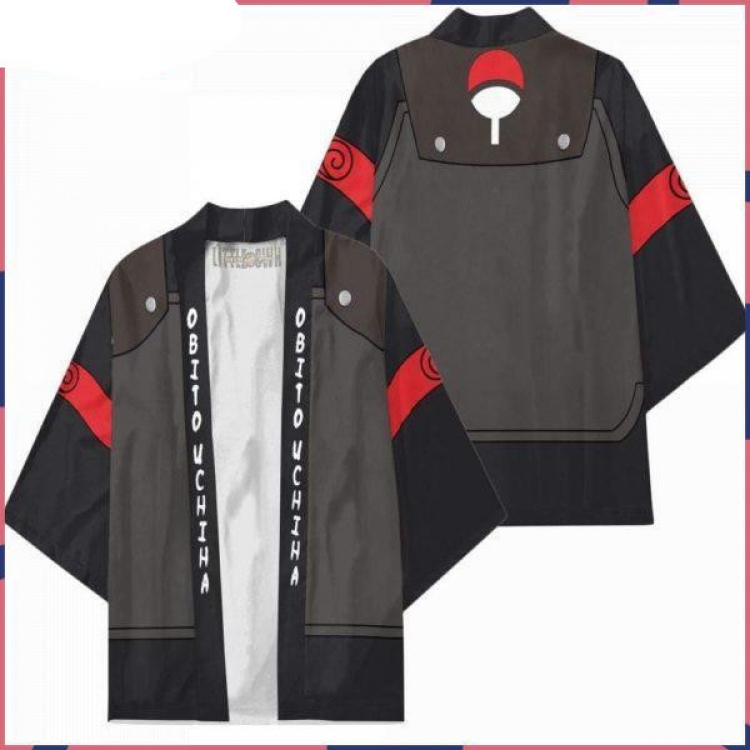 Naruto Full color COS kimono cloak jacket from 2XS to 4XL  three days in advance