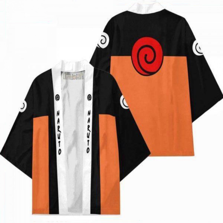 Naruto Full color COS kimono cloak jacket from 2XS to 4XL  three days in advance