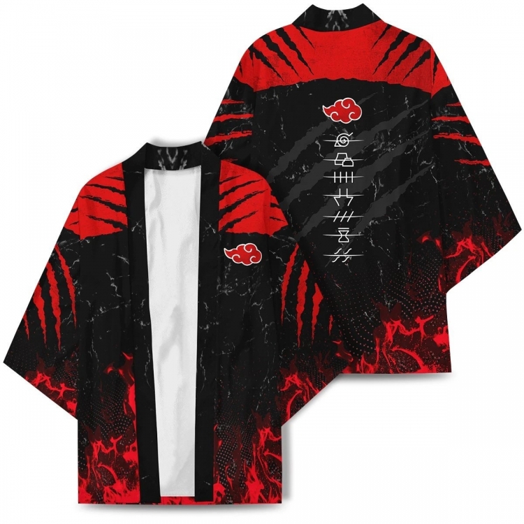 Naruto Full color COS kimono cloak jacket from 2XS to 4XL  three days in advance