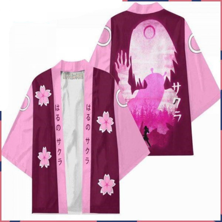 Naruto Full color COS kimono cloak jacket from 2XS to 4XL  three days in advance