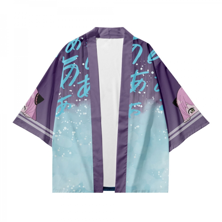SPY×FAMILY Full color COS kimono cloak jacket from 2XS to 4XL  three days in advance