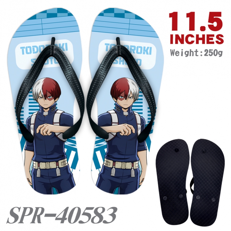 My Hero Academia Thickened rubber flip-flops slipper average size  SPR-40583