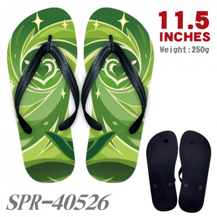 Genshin Impact Thickened rubber flip-flops slipper average size SPR-40526