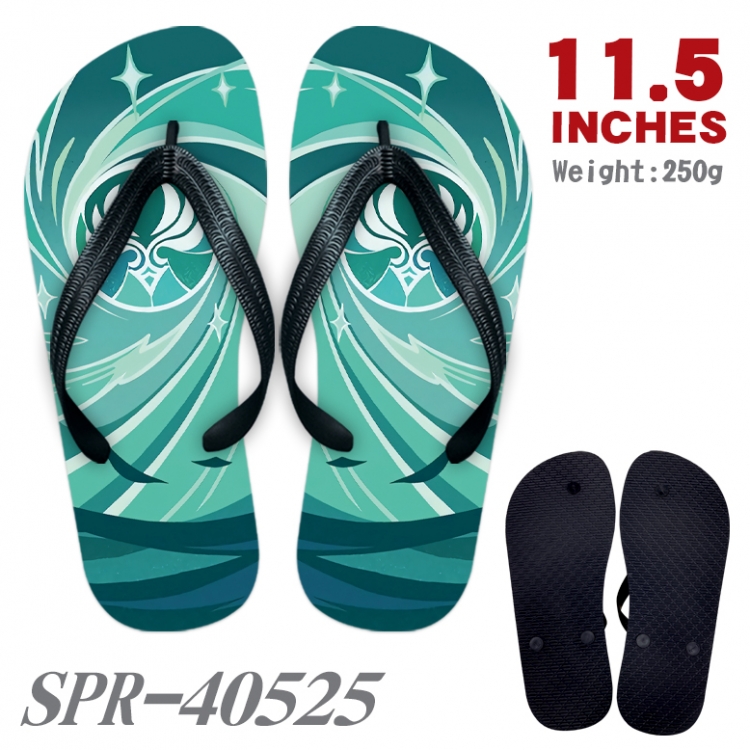 Genshin Impact Thickened rubber flip-flops slipper average size  SPR-40525