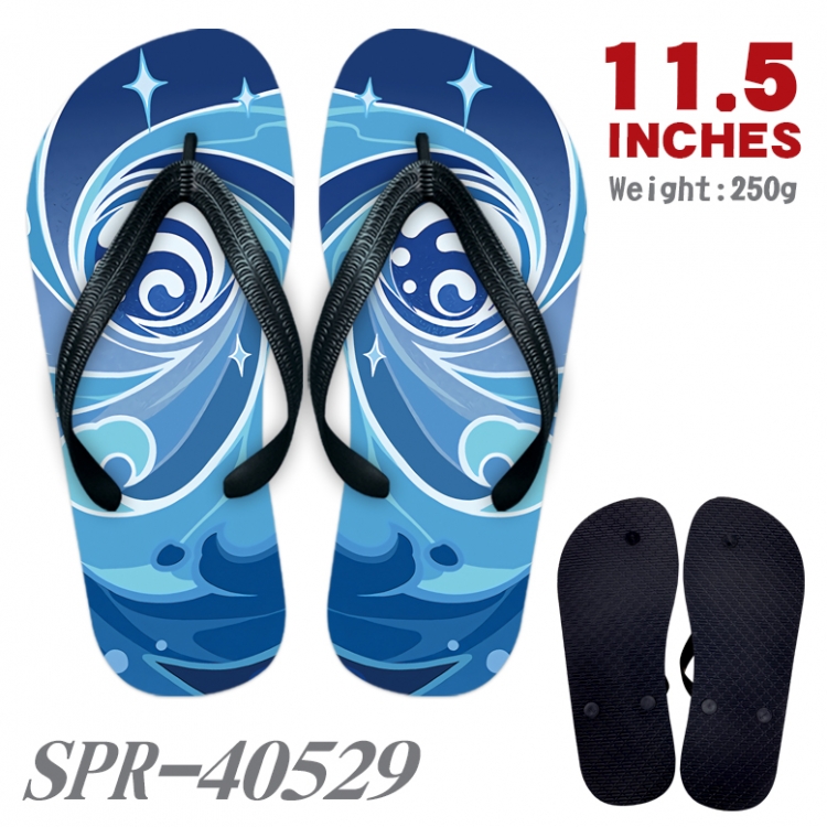 Genshin Impact Thickened rubber flip-flops slipper average size SPR-40529