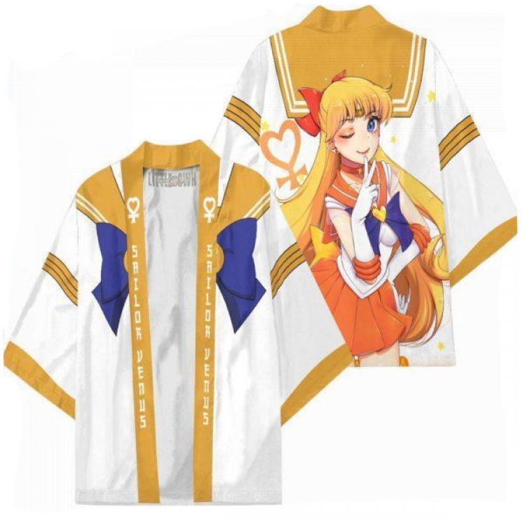 sailormoon Full color COS kimono cloak jacket from 2XS to 4XL  three days in advance