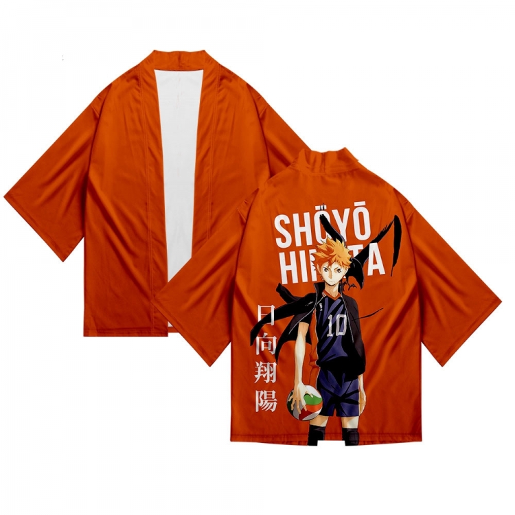 Haikyuu!!  Full color COS kimono cloak jacket from 2XS to 4XL  three days in advance