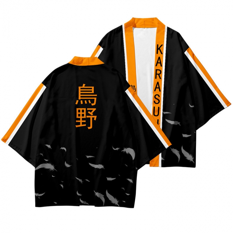 Haikyuu!!  Full color COS kimono cloak jacket from 2XS to 4XL  three days in advance