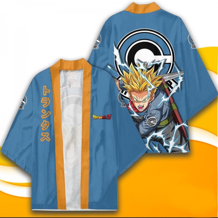 DRAGON BALL Full color COS kimono cloak jacket from 2XS to 4XL  three days in advance