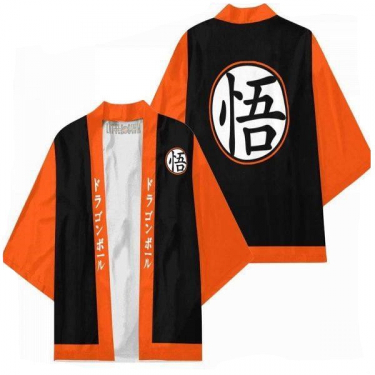 DRAGON BALL Full color COS kimono cloak jacket from 2XS to 4XL  three days in advance