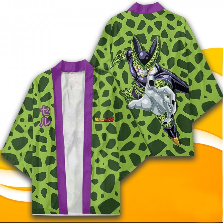 DRAGON BALL Full color COS kimono cloak jacket from 2XS to 4XL  three days in advance