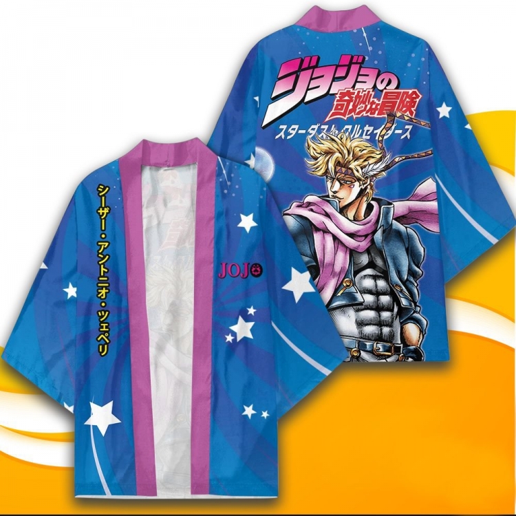 JoJos Bizarre Adventure  Full color COS kimono cloak jacket from 2XS to 4XL  three days in advance
