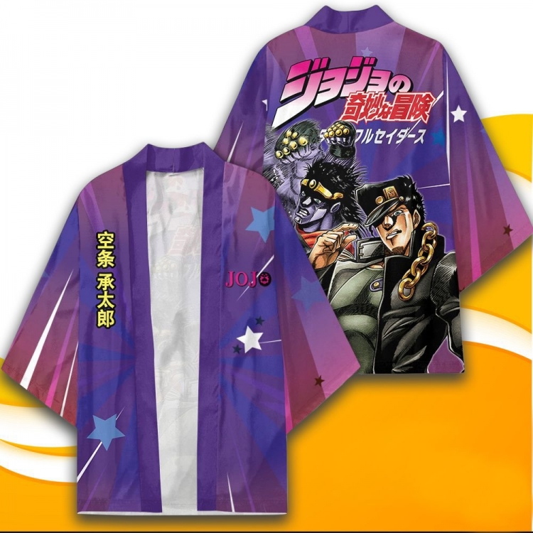 JoJos Bizarre Adventure  Full color COS kimono cloak jacket from 2XS to 4XL  three days in advance