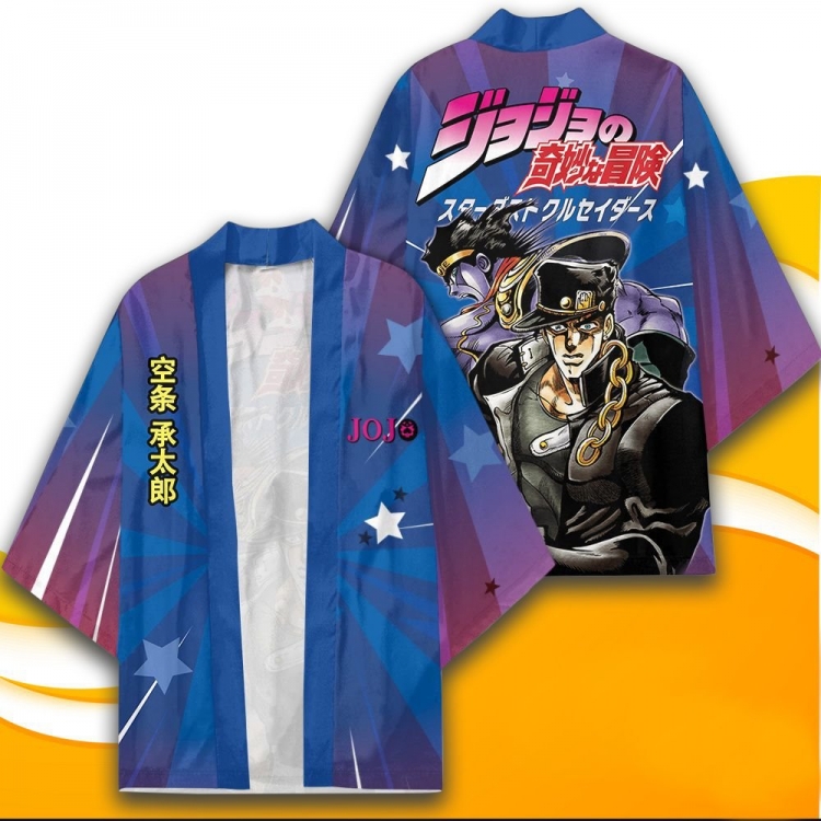 JoJos Bizarre Adventure  Full color COS kimono cloak jacket from 2XS to 4XL  three days in advance