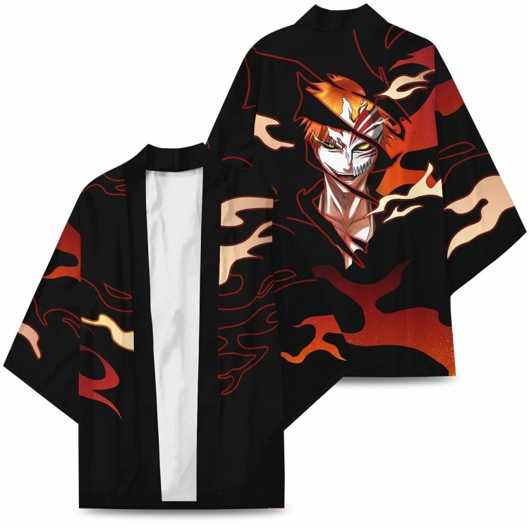 Bleach Full color COS kimono cloak jacket from 2XS to 4XL  three days in advance