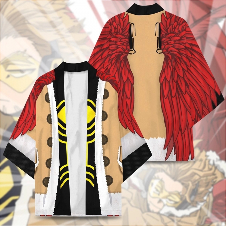 My Hero Academia Full color COS kimono cloak jacket from 2XS to 4XL  three days in advance