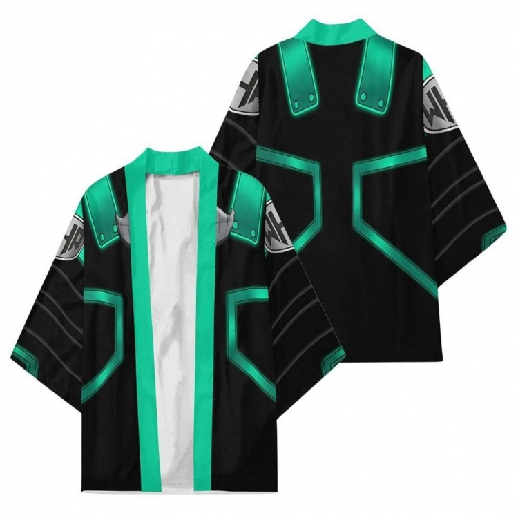 My Hero Academia Full color COS kimono cloak jacket from 2XS to 4XL  three days in advance