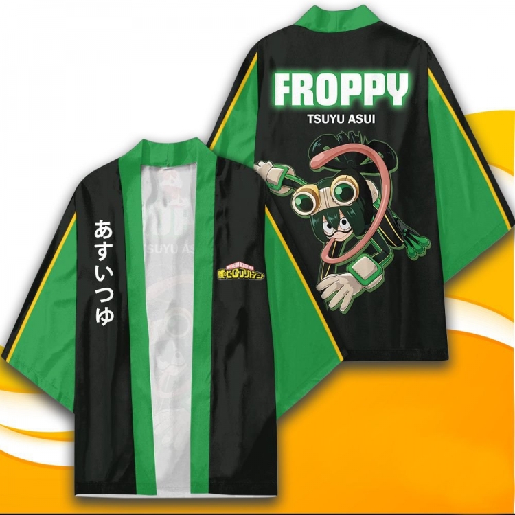 My Hero Academia Full color COS kimono cloak jacket from 2XS to 4XL  three days in advance