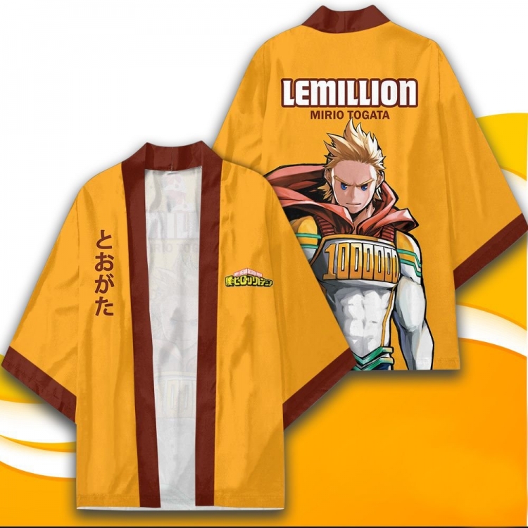 My Hero Academia Full color COS kimono cloak jacket from 2XS to 4XL  three days in advance