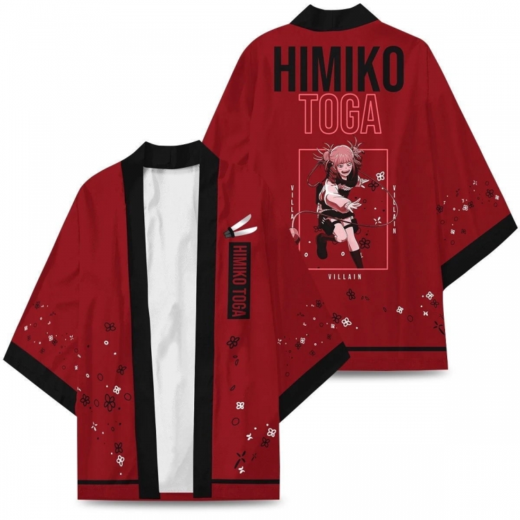 My Hero Academia Full color COS kimono cloak jacket from 2XS to 4XL  three days in advance